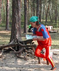 Егор Костылев на дистанции Кубка парков